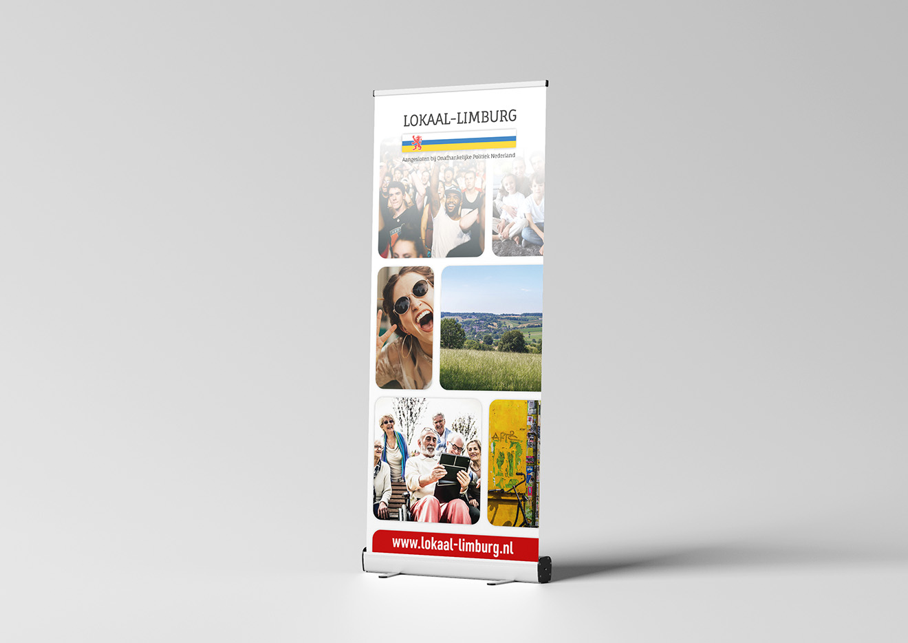 OPNL Lokaal Limburg rollup banner